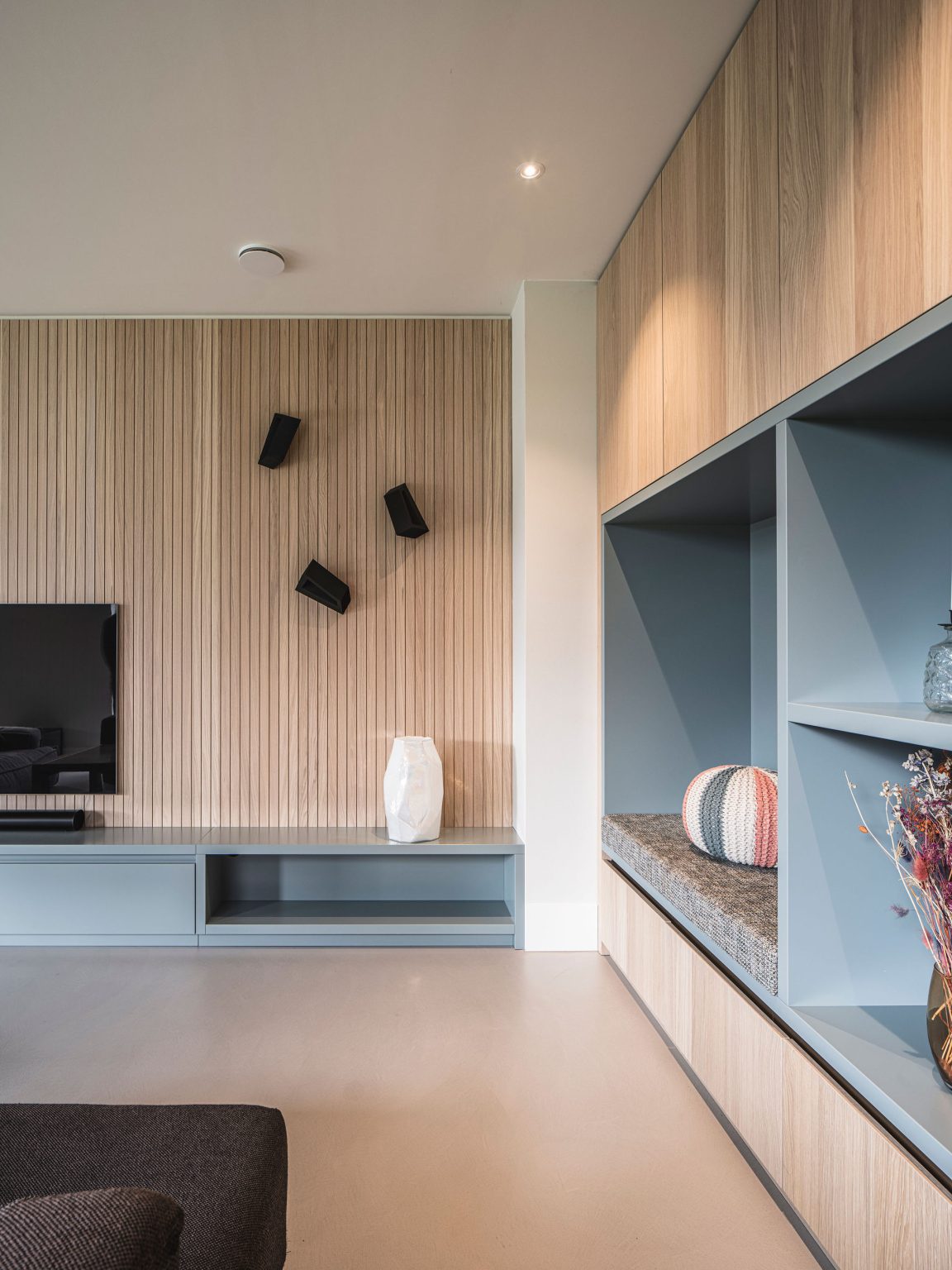 woonkamer betoncire