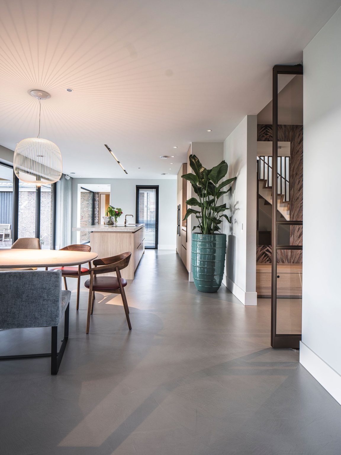 Woonkamer betoncire