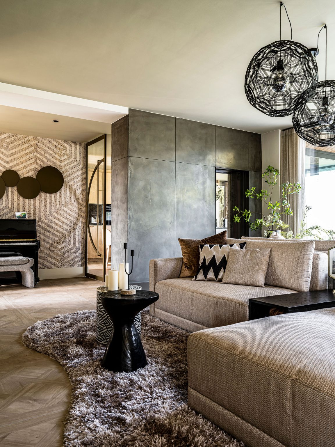 Betoncire woonkamer